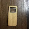 Wood Beer Bottle Opener Stainless Steel With Square Wooden Handle Openers Bar Kitchen Accessories Party Gift