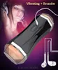 Electric Male Masturbator Real Pussy and Oral Sex Vibrator Masturbation Cup Adult Sex Toys for Men8123718