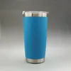 Paslanmaz Çelik Kupa Tumblers Araç Bardakları 20oz Vakum Yalıtımlı Seyahat Metal Su Şişesi Bira Kahve Kupaları Kaplamalı 10 Renk VT0439 En İyi Kalite