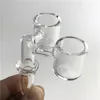 Nouveau 25mm Quartz Tank Banger Cannon Nail avec Double Têtes XL 3mm Épais Flat Top Domeless Quartz Seau Clous pour Verre Fumer