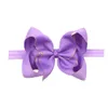 20 Cores Bebê Meninas Headbands 6 polegadas Cabelos Arcos Grosgrain Ribbon 6 "Big Bow Headbands macio para recém-nascidos crianças bebês