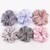 140 design Lady ragazza Capelli Scrunchy Anello Elastico per capelli Fasce per capelli zebrati Griglia floreale Intestino crasso Danza sportiva Scrunchie Fascia per capelli in velluto satinato