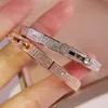 Il braccialetto punk Modo-Argento con i braccialetti del polsino del diamante incanta per trasporto libero PS7275 dei monili del braccialetto delle donne