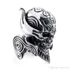 Fashion Cool Heren Gothic Carving Ring Man Roestvrij Staal Hoge Kwaliteit Viking Skeletschedel Detail Sieraden Biker Ring