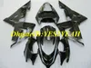 Kit de carenado de motocicleta de molde de inyección para KAWASAKI Ninja ZX10R 04 05 ZX 10R 2004 2005 ABS Todo negro brillante Juego de carenados + regalos KM17