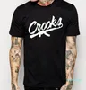 Crooks and Castles magliette t shirt Uomo manica corta in cotone T-Shirt uomo CROOKS Lettera Mens SUPERA IL T Shirt