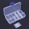 10 Fackförvaringslåda Praktiskt justerbart plastfodral för pärlringar smycken Display Organiser3779504