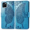 Embossed Butterfly PU Läder Plånbok Telefonväska Flip Skal till iPhone 11 Pro Max XR XS Max 6 7 8 Plus Samsung S10 Plus S10E Not10 Plus S9