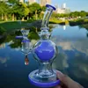 7.8 "Douchekop Perc glazen water Bongs Ball Unieke Bong Oil Rig Dab Rigs Handcraft Waterpijpen Dikke glazen bongs met 14 mm kom