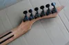Factory Custom 6-strunowa gitara elektryczna z ciałem popiołu i forniru klonowego Burl, czarne oporki, oferta dostosowana