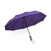 Vento à prova de vento Três dobráveis- Rain Automático Automático Mulheres Auto Big Wind Windlans Men 10k Parasol