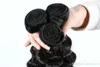 8a Nowy przybycie malezyjskie dziewicze włosy głębokie fala 100 kręcone splot ludzkie włosy pakiety fabrycznie nieprzetworzony 1b Naturalny kolor 7550178