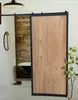 Barn door Kitchen Furniture Modern compact solid wood doors bathroom clothes and hats fitting room push-pull