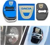 Accessoires de couverture de serrure de porte automatique étui de style de voiture pour Dacia Sandero MK2 Stepway pour autocollant de boucle en acier inoxydable Renault