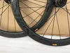 700C disc brake carbon wheels 50mm Clincher Tubular Disc bike wheelset 25mm width Bicycle carbon wheel 3K matte finsh