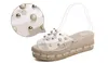 Designer slippers cut out summer beach sandals designer Fashion women slides outdoor slippers indoor slip on flip flops