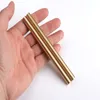 9*140mm size Pure brass signature pen Copper Natural pen Ballpoint Pens For Office Student Collect Wedding gift