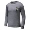 Heißer Verkauf Wolle Herren Pullover Designer Pullover Männer Oansatz Casual Stricken Pullover Pullover Herren Lange Pullover Winter Kleidung