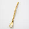 Drinking Straw Stainless Steel Yerba Mate Straw Gourd Bombilla Filter Spoons Reusable Metal Pro Tea Tools Bar Accessories YD0417