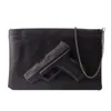 Designer- Varumärke Kvinnors Messenger-väskor axelhandväskor Fashion Clutches 3D Print Leather Pistol Bag Ladies Pures Designer 243U