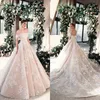 Tony Ward 2019 A Linha De Vestidos de Noiva Princesa Off Shoulder Lace Apliques de Trem da Varredura Vestidos De Noiva Praia robe de mariée