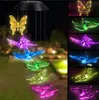 Kinds Of Solar Light Lamps Powered LED Wind Chime Color Change Spiral Outdoor Navidad Xmas Garden