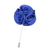 Otros accesorios del novio Broche de seda hecho a mano Hombres Corsages Artificial Rose Flower Corsages Ropa de boda Decoración para el regalo