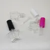 10ml Brush Cap Plastic Nail Bottle In Refillable For Kids, Empty Nail Polished Package Fast Shipping F3573