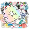 50pcsSet Cartoon VSCO Girls Winter Scarf Snow Stickers For Children Toy Fresh Sticker For Suitcase Laptop Bicycle Phone Luggage7201334
