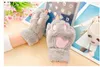 Women Cute Cat Claw Paw Plush Mittens Warm Soft Plush Short Fingerless Fluffy Bear Cat Winter Gloves Women guantes tacticos 14 Colors