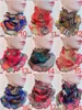 158 stilar Tulle silkes halsdukar pareo sarong solskyddsmedel sommar blommig ansikte mask turban strand kör halsduk chiffong halsorg m1746