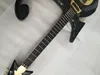 Nadir Elmas Serisi Prens Aşk Sembolü Büyük Sparkle Metalik Siyah Ele Gitar Floyd Rose Tremolo Kuyruk Yayını EMG Pikap Altın H8024891