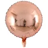 18 tums rund aluminiumfiol ballong monokrom jul dekoration helium ballong bröllop ballonger