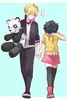 2020 Anime Naruto Uzumaki Boruto Hokage unisex dragkedja design cosplay kostym jacka hoodie kappa pannband armband ring halsband fu266e