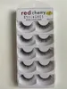 Rouge Cherry Lashes 5 paires de paires 10 styles Natural Long Professional Maisé à la main épais 3D COUSSES HAUTE QUALITÉ777363
