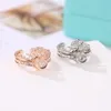 Wedding Rings 1 PCS Rose Gold/Silver 100 Languages I Love You Projection Ring Romantic Memory Jewelry For Women Girl Gift