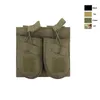 Custodia per caricatore tattica MOLLE per sport all'aria aperta BORSA Zaino Gilet Accessorio per attrezzatura Custodia per clip per cartuccia con supporto per caricatore NO11-547