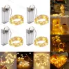 LED-Saiten Kupfer Silber Draht 1m 2m 3M Feiertagsbeleuchtung Für Fee Weihnachtsbaum Girlande Hochzeit Dekoration Eub