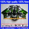 Fairing Vücut KAWASAKI ZZR 1100 CC ZX11R 1990 1991 1992 205MY.9 ZX 11R ZZR1100 ZX11 R ZZR1100 ZX11 R ZX11R 90 91 92 Siyah alevler