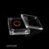 Clear Acrylic Square Rechthoek Gem Gemstone Houder Kralen Sieraden Display Boxen Bruiloft Diamond Storage Case Kist ZC0229