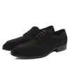 White Black Business Casual Leather Shoes Men Pointed Toe Formal Wear File Oxfords Good Quality With Box