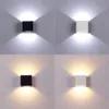 Aluminium 6 W Wand Lampe Hause LED Innen Beleuchtung Dimmbar Oben Unten Treppen Korridor Schlafzimmer Nacht Licht Innen Dekoration lichter