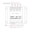 Freeshipping lcd dc6-40v 4-Channel 99 خطوات للبرمجة الرقمية وقت التقوية وحدة الموقت تحكم تأخير وحدة الملف اللولبي صمام التحكم