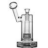 Mobius Bongs Hookahs Matryca Perc Dab Bubbler Rura wodna Rura recyklingowa Riołki olejne z 18 mm Grubość złącza Szklana Woda Bong