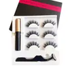 Magnetiska ögonfransar Eyeliner Eyelash Curler Set naturliga långa falska ögonfransar med magnetisk eyeliner vattentät varaktig ögonfrans1400685