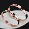 Titanium Steel Mężczyźni Kobiety Bransoletka Srebrna Rose Gold Lover Projektant Bransoletka Bransoletki Kobiety Mężczyźni Luksusowa Bransoletka Para Biżuteria