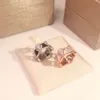 New pattern Splicing Black Onyx ring Classic Fashion Party Jewelry For Women Rose Gold Wedding Luxurious triangle shell rings 278Y