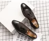 Casual Design Loafers Mens Leather Business Men Dress Flats Breathable Wedding and Prom Slippers Driving Shoes Big Size f