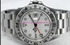 Luxury Watch Factory Leverantör Sapphire Vit Rostfritt Stål Armband II 16570 Automatisk rörelse Mens Mäns Klockklockor