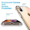 Crystal Clear Case voor iPhone X XS Max Soft TPU Cover met bumperhoeken Transparante slanke gevallen voor opmerking 9 S7 Huawei